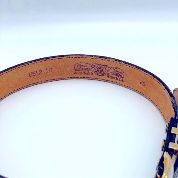 CIRCLE Y OF YOAKUM WESTERN COWGIRL LEATHER BELT - Picture 4 of 4